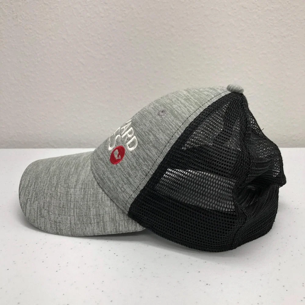Vineyard Vines Hat Cap Snap Back Mens One Size Gray Mesh Trucker Patch Logo Norm